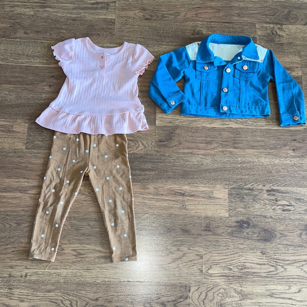 Like new three-piece toddler set